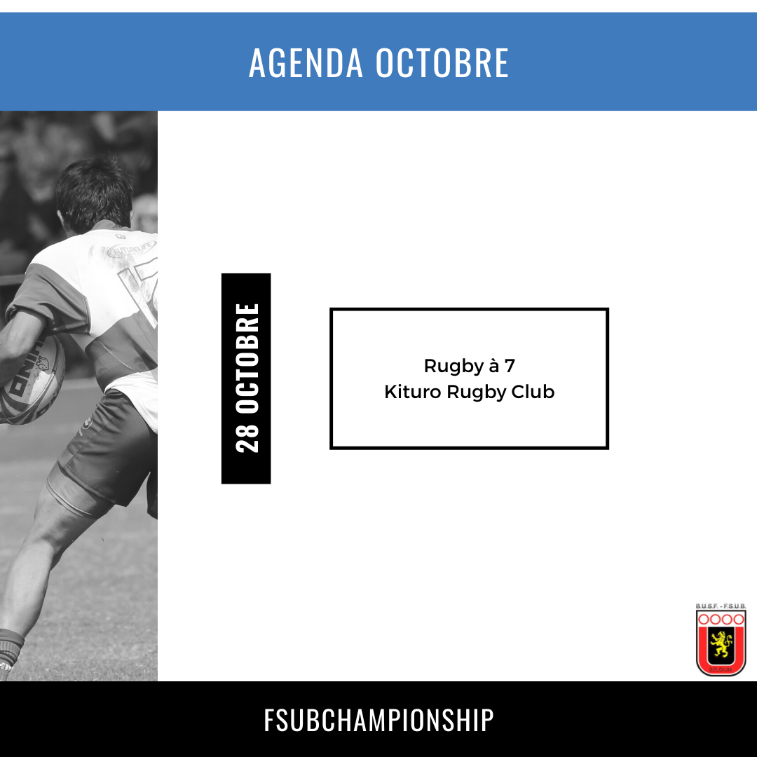 agenda fsub octobre