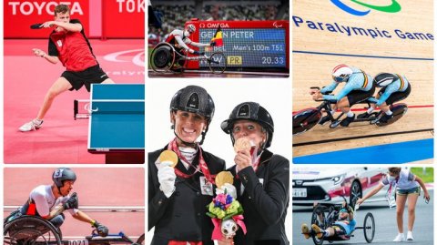 Photo athlètes belges jeux paralympiques