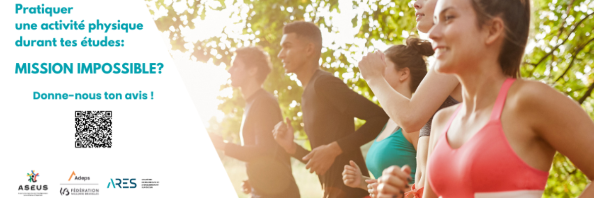 ASEUS - Enquête étudiante : Pratiques d'activités physiques et sportives chez les étudiants de l'enseignement supérieur !