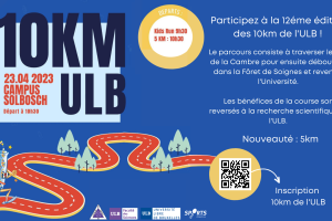 ASEUS - Actualité - 10 Km de l’ULB – 12ème  édition le dimanche 23 avril 2023