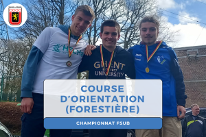 ASEUS - Actualité - Championnat FSUB: CO (Forestière) - Résultats et Photos
