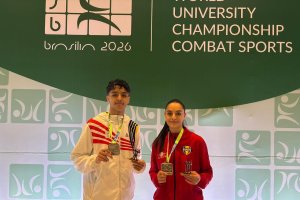 ASEUS - Actualité - Les karatékas belges brillent aux Championnats du Monde Universitaires de sports de combat 2026