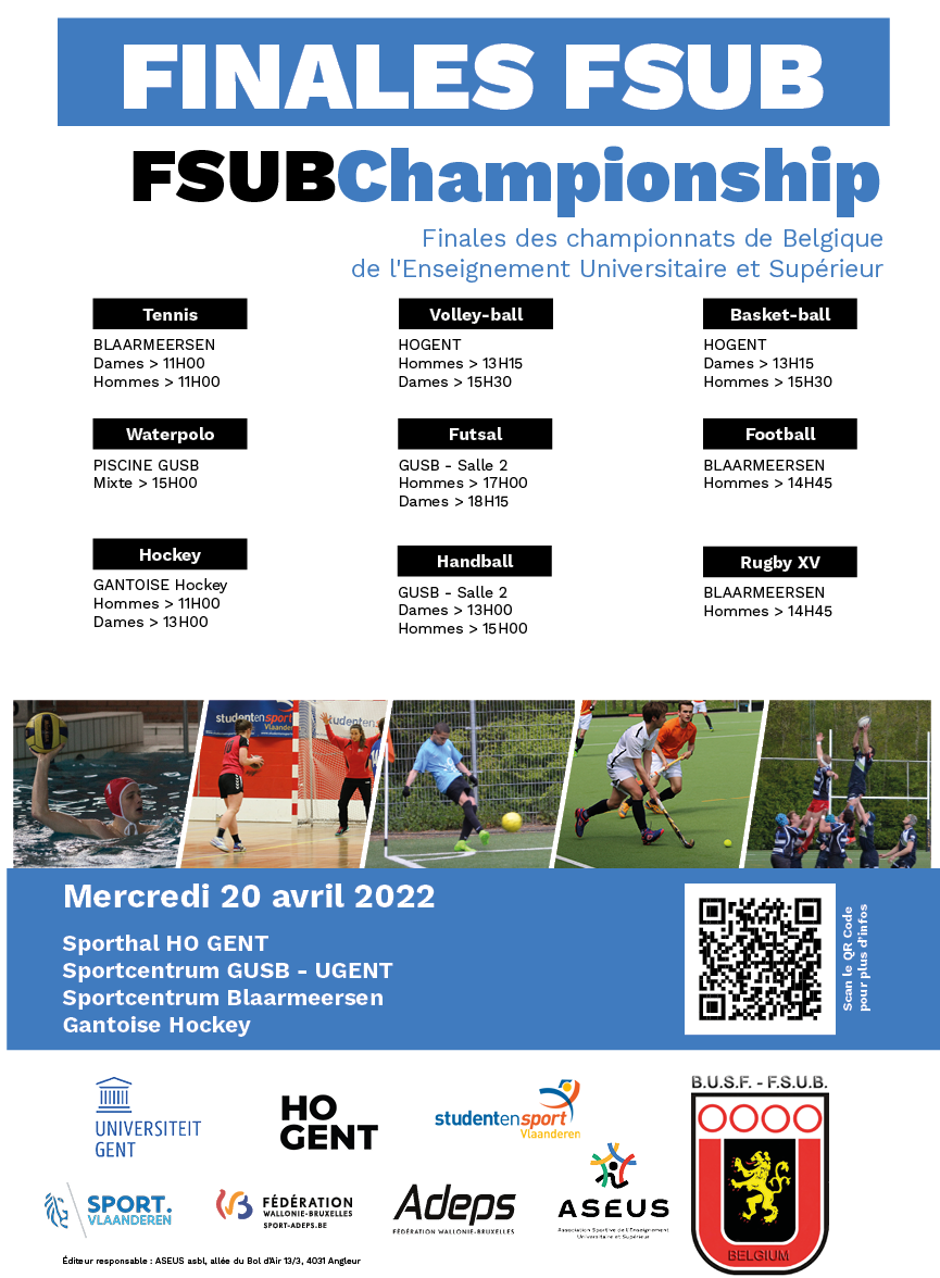 affiche finale fsub 2022